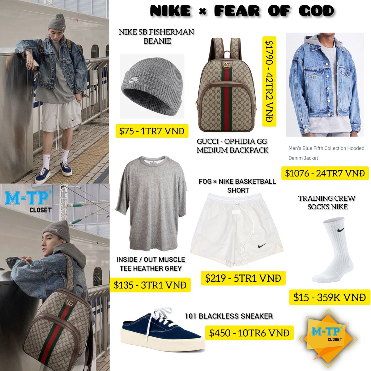 mtpcloset's tweet photo. #sontungmtp #fashion #style #haytraochoanh #ootd #ootdvietnam #mtp_fashion #kingofvpop #outfitoftheday #menstyle #mtpcloset #mtpentertainment #nike #gucci #Fearofgod #sontungmtp777 @sontungmtp777 https://t.co/oMtuTcrFQU