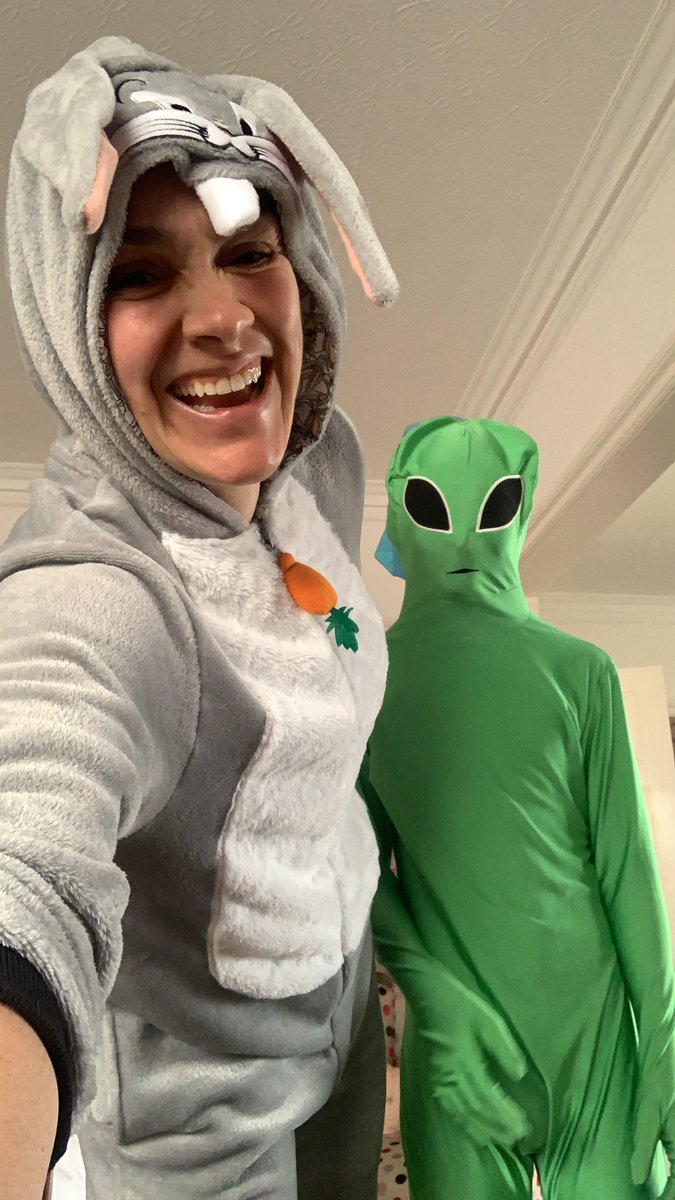 thelastys's tweet photo. PE with Joe 🐰💚  Well done Leonardo #fancydressfriday #pewithjoewicks #PEWithJoe https://t.co/xEkZSRqPGC