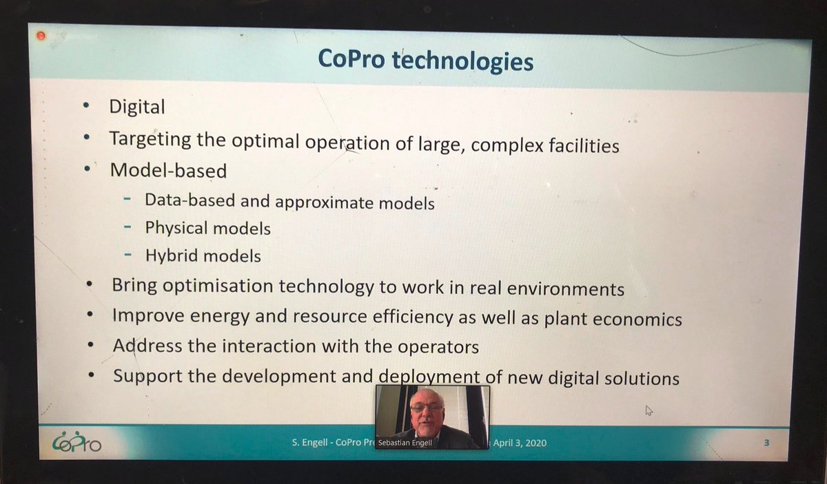 Second day of CoPro final event on line hosted by <a href="/Covestro/">Covestro</a> with over 200 participants. 

@SPIRE2030 <a href="/EU_H2020/">Horizon 2020</a>