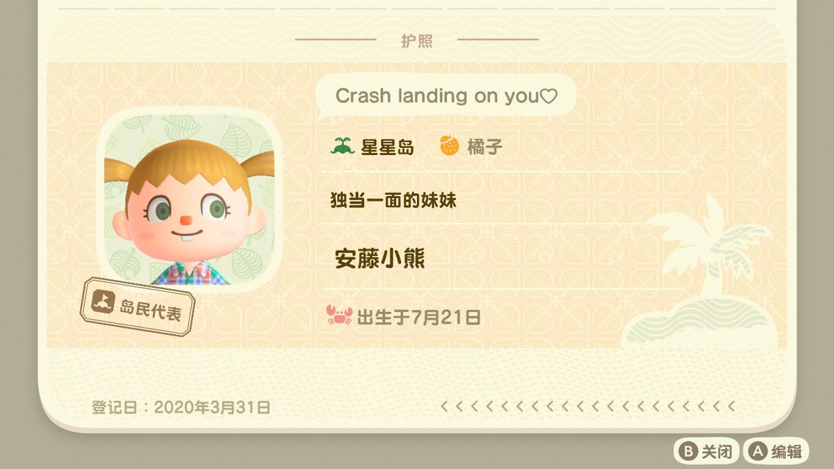#动物森友会 #AnimalCrossing #ACNH #NintendoSwitch

Passport♪