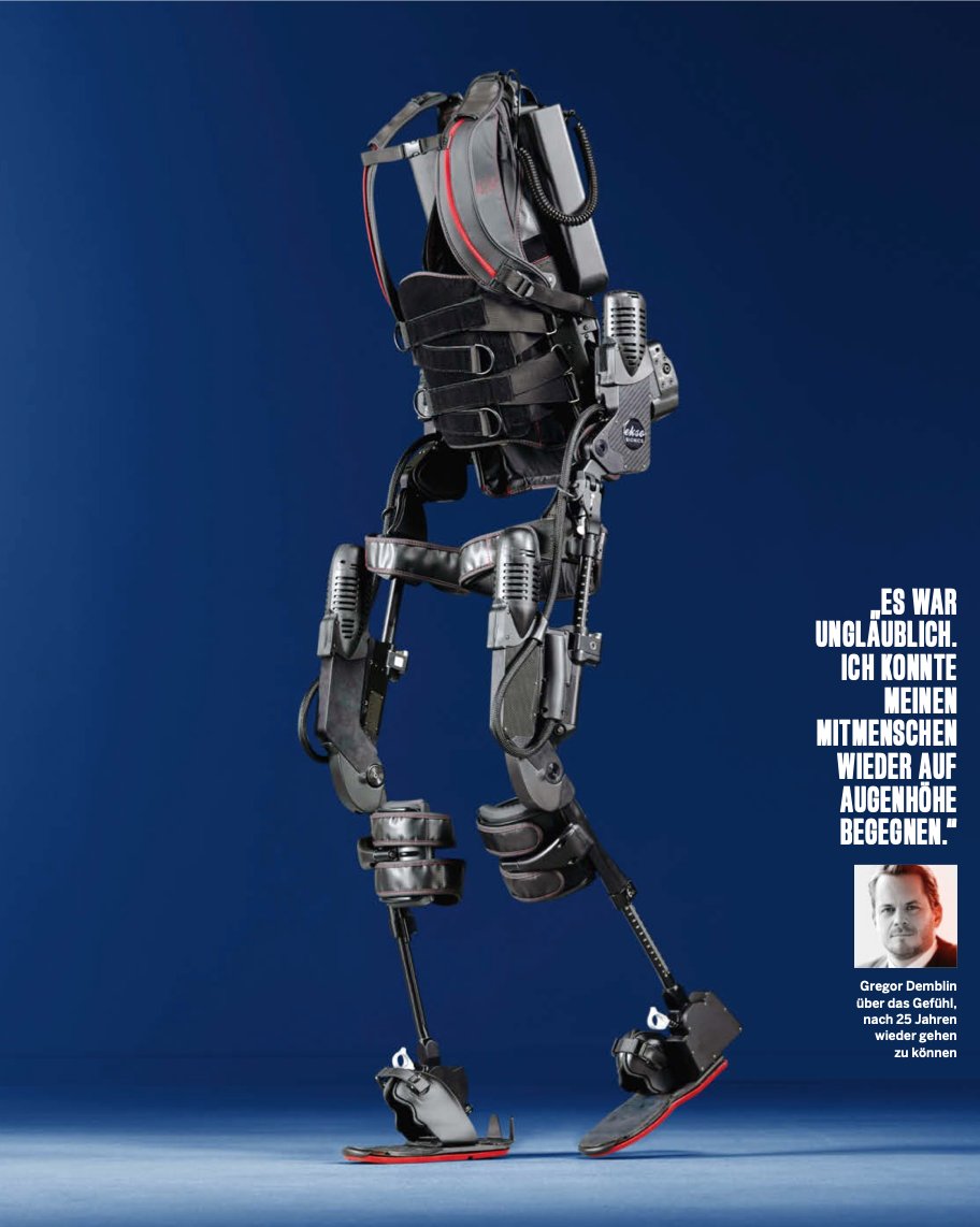 tech2people im <a href="/theredbulletin/">The Red Bulletin</a> ! Meine Vision: selbstständig gehen im #Eksoskelett.

Wir arbeiten an einem #MedTechHub in Wien, denn gerade #socialdistancing zeigt, wie wichtig robotische Therapien und Tele Medizin sind.

#tech2people #myAbility #iwillwalkagain #PostCoronaMindset
