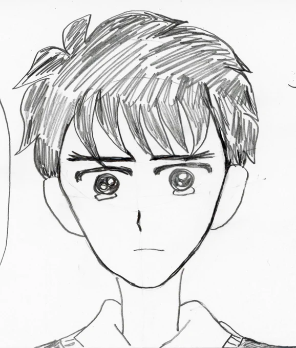 最近全然寝れなくてイラストもスランプ気味。今この絵は描けない。 