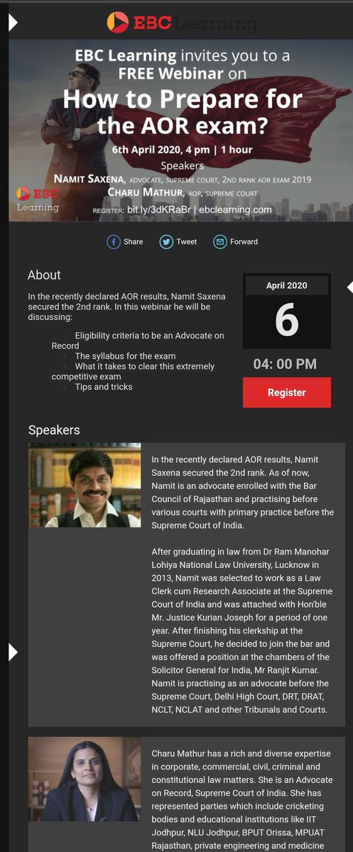 supreme court aor exam 2020