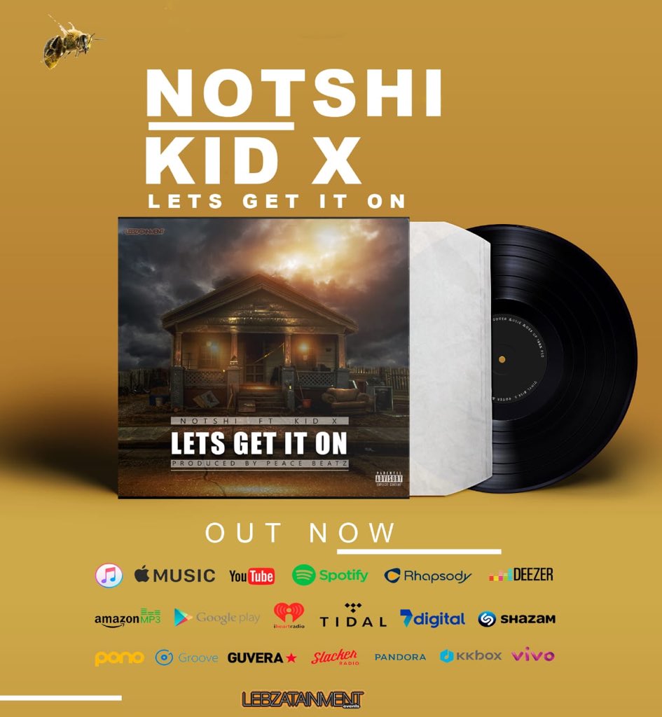 Notshi_'s tweet photo. New Music Alert!🚨🚨
#LetsGetItOn feat @KidXSA Out Now on All digital platforms!🚀🚀

https://t.co/Y0sI7fJI8J https://t.co/cAK60BaBOq