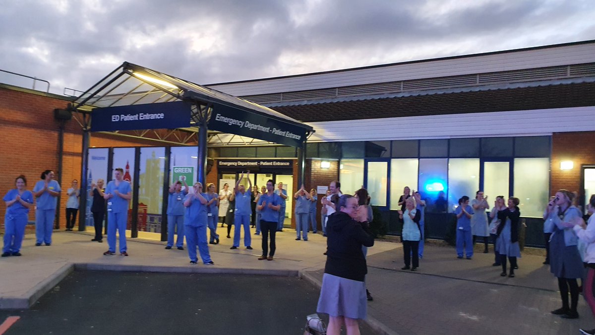 royalhospital's tweet photo. Wow! We're overwhelmed by the support you've shown to us, our NHS colleagues and partners. One of our Emergency Department colleagues, Faye, took this video (click the link) last night which is quite extraordinary. That's how we do it in North Derbyshire!

https://t.co/7bALkz8BPP https://t.co/E5ZQaZ3sCf
