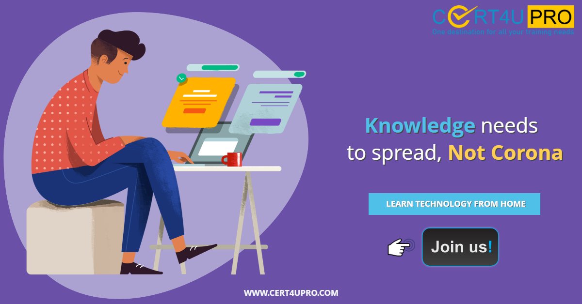 cert4upro's tweet photo. Obtain Industry-wide recognition with better job opportunities through a wide range of certification courses!
Join Us:https://t.co/e91B0oGZ3D
#LearnFromHome #technology #certification #TrainingHome #courses https://t.co/bfPQhgU7hG
