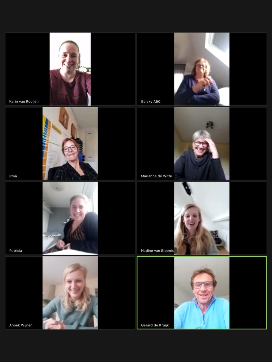 Wanneer de consulenten Zorgbemiddeling elkaar willen zien en willen overleggen. Het werk gaat altijd door! #StayHomeSaveLives #zorggaatdoor <a href="/Amerpoort/">Amerpoort-Sherpa</a>