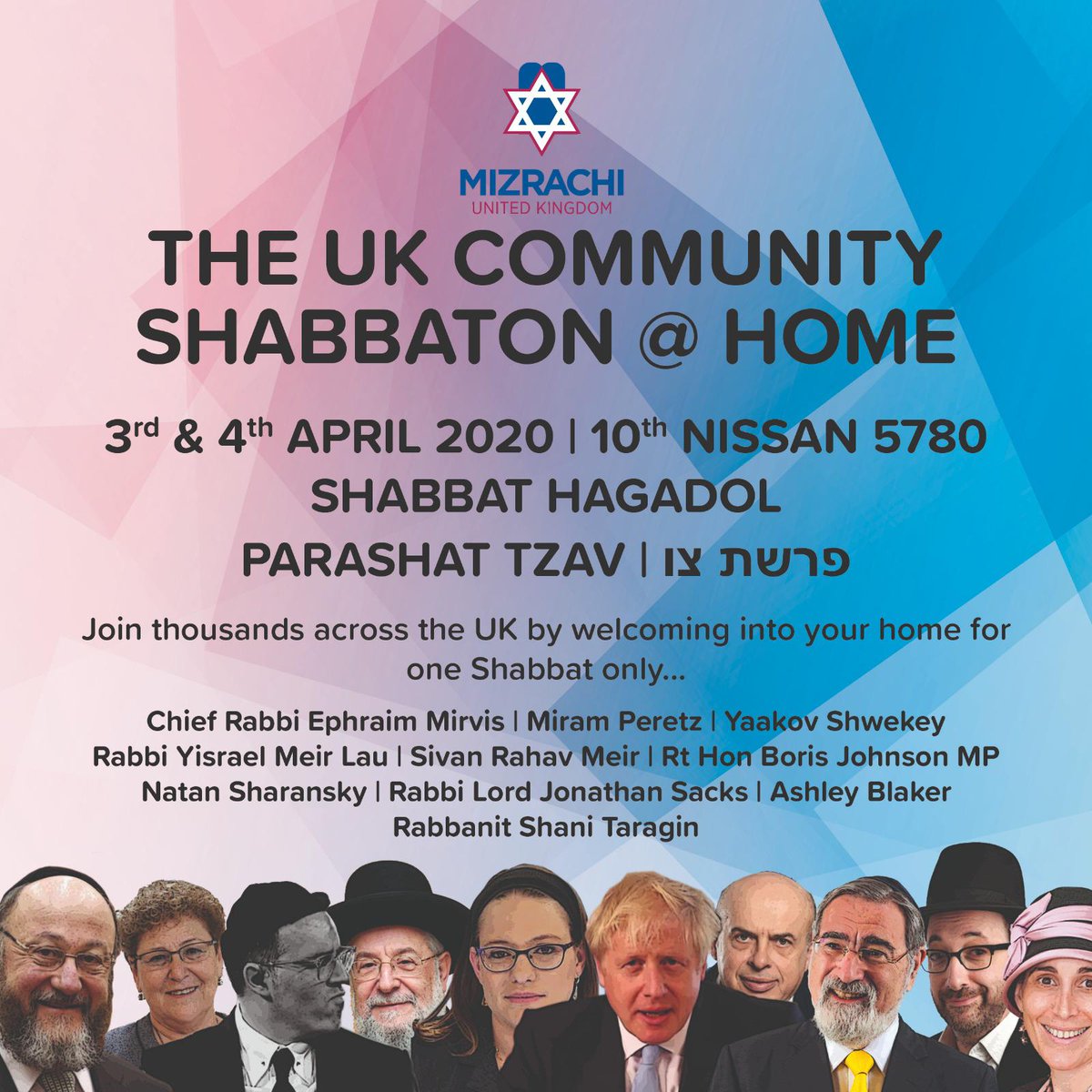 MizrachiUK's tweet photo. You can now see the FULL schedule for the #ShabbatonAtHome at https://t.co/TqJ5fJglsx
Join us this afternoon LIVE from 5.30pm at https://t.co/LppX7zoeMI
Send us your pics of you getting ready for #Shabbat using the hashtag #ShabbatonAtHome
@UnitedSynagogue https://t.co/kqKEHtmrFW