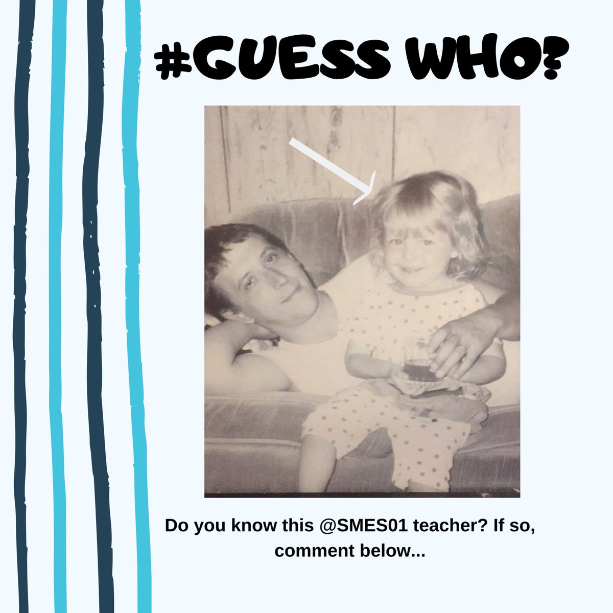jillemacd's tweet photo. @SMES01 it’s Day 3 of #GuessWho! Yesterday’s mystery teacher was @gidneytweets! Was your guess correct? Leave your guess for today below 👇🏽 and we’ll be back tomorrow to reveal the identity of the teacher in the photos. #HaveFun! https://t.co/5hIeedQadR
