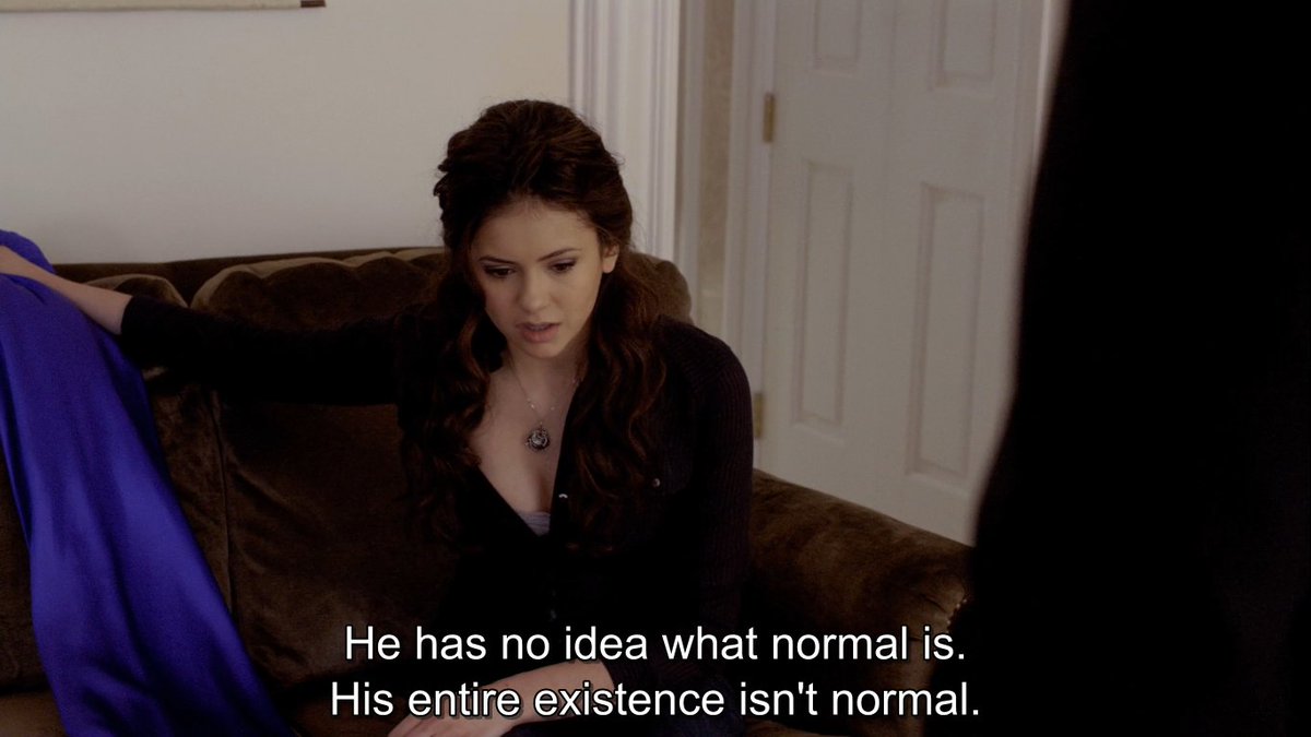 And Stefan tried to help Vicki so she would not drink human blood. No, seriously, he is a dumbass. He was so afraid of his nature that he just... turned that off after he became the reaper. He's a junkie. It's never going away.