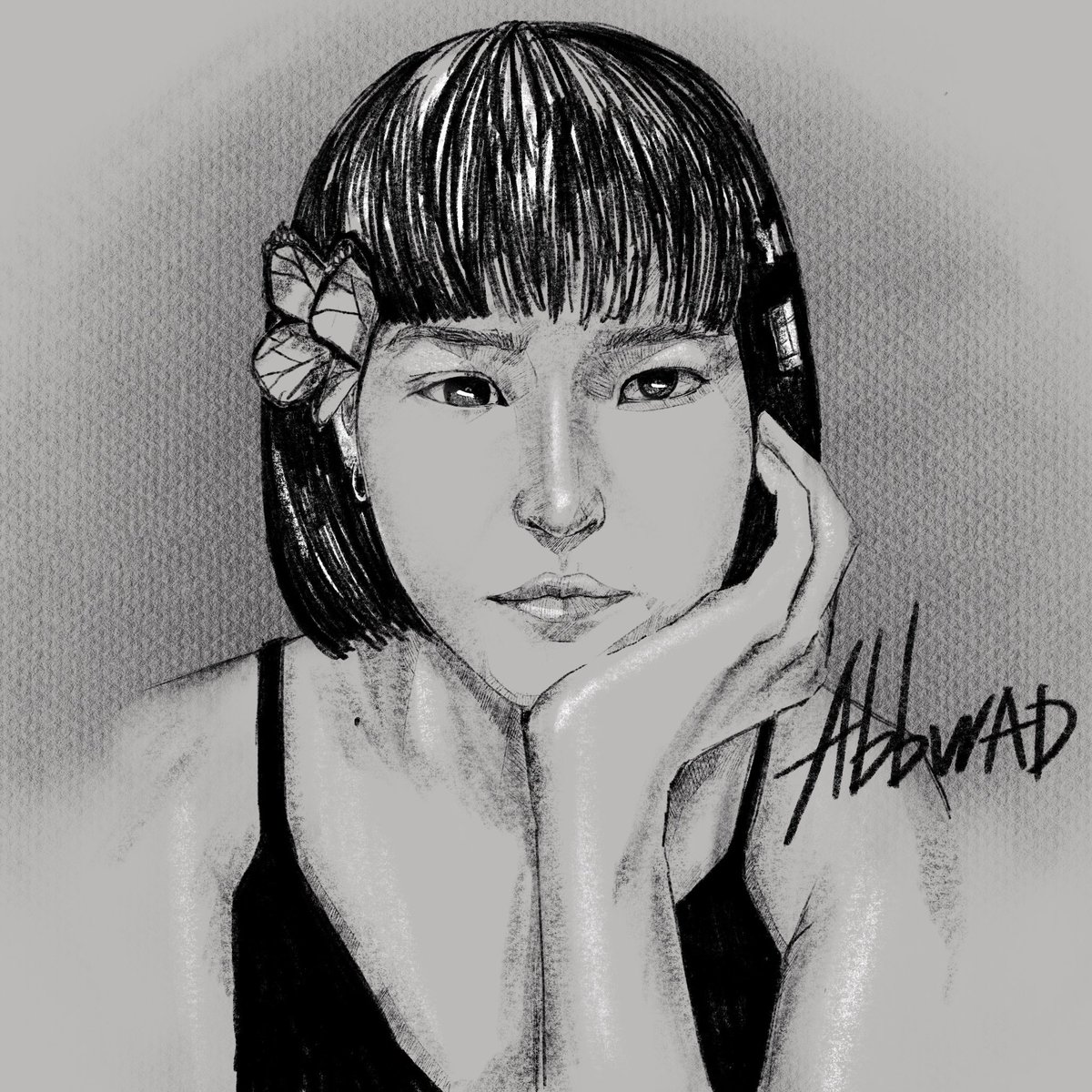 Aofybuffy's tweet photo. Girl grey 
#digitalart #digitaldraw #digitaldrawing #art #artwork #sketch #sketching #procreate #drawing #draw #วาดภาพ #วาดรูป #ศิลปะ https://t.co/NIjN30mfSH