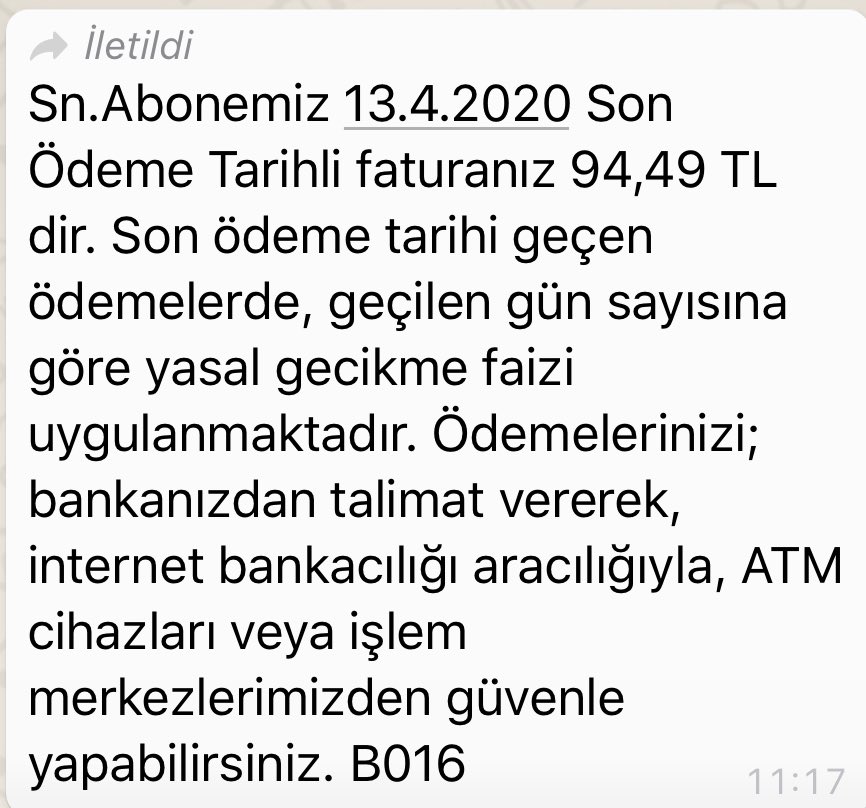 Ismail Koncuk On Twitter Aksa Gaz Adana Da Odemeyi Geciktiren Abonelerine Bu Mesaji Gonderiyormus Gecikme Faizi Gunluk Olarak Hesap Edilecekmis Milletin Sirtindan Yillarca Gecinen Bu Gibi Kuruluslar Soz Konusu Kendi Cepleri Olunca Hic