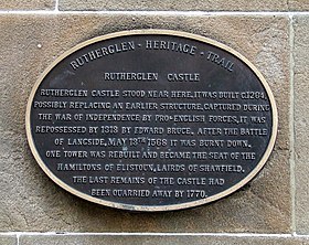 The Castle of Rutherglen seems to have been, at one time, a place of considerable Strength and Importance. This structure, which was said to have been built by Reuther, a king whose name is associated with the origin of the town. was, indeed, ranked amongst the fortresses