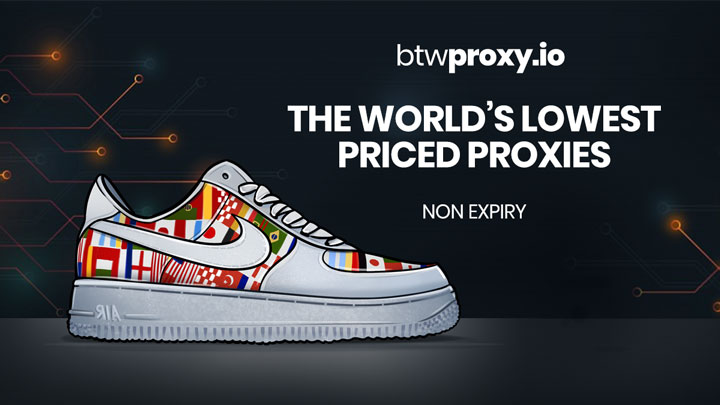 BtwProxy's tweet image. Did you know? BTWProxy.io's residential proxies...

✅ are the World's Lowest Priced Proxies (from €3/GB).
✅ work Incredibly Well for Raffles.
✅ work Great on Supreme UK, Nike SNKRS, YS, Solebox &amp;amp; Soto.
✅ and Never Expire.

GET 'EM NOW ➡️ BTWPROXY.IO