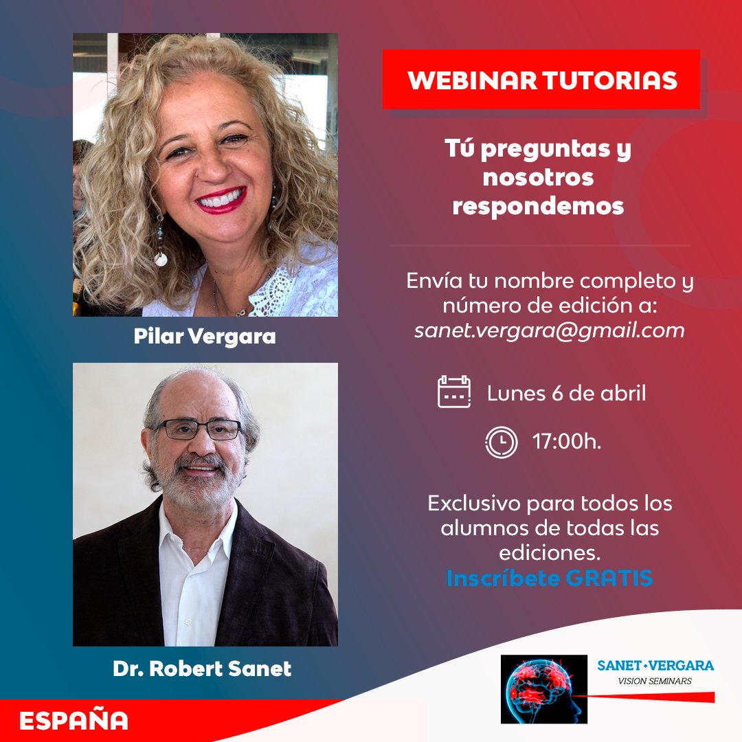 pvergarag's tweet photo. 🔸¡Estamos de nuevo con vosotros!🔸
📌 Te esperamos en nuestro WEBINAR el próximo 🗓 lunes 6 de abril a las 17:00h. Exclusivo para todos los alumnos de todas las ediciones. Envía tu nombre completo y número de edición a 👉 sanet.vergara@gmail.com e inscríbete GRATIS. 📝 https://t.co/eBDJe9ftwo
