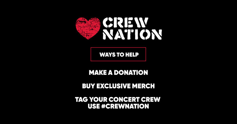 smallbrownrobot's tweet photo. Live shows are not possible without the crew members behind the scenes. Help me support them through the #CrewNation Fund, providing relief to live music crews across the globe, at https://t.co/gkV5aFZO3a. @livenation is donating $10 million: $5M upfront + matching the next $5M. https://t.co/cC0Kgwwl7B