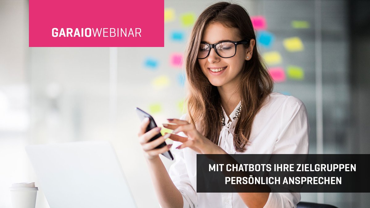 GARAIOAG's tweet photo. Erfahren Sie am @GARAIOAG Webinar am 14. und 21. April 2020, wie Sie #chatbots gewinnbringend einsetzen können und profitieren Sie von den Erfahrungen der Chatbot-Experten @Sophie_100mark 
 und @patrickCH83.
Melden Sie sich noch heute an! 
https://t.co/uBvV24NY5r https://t.co/7jC4BCarsM