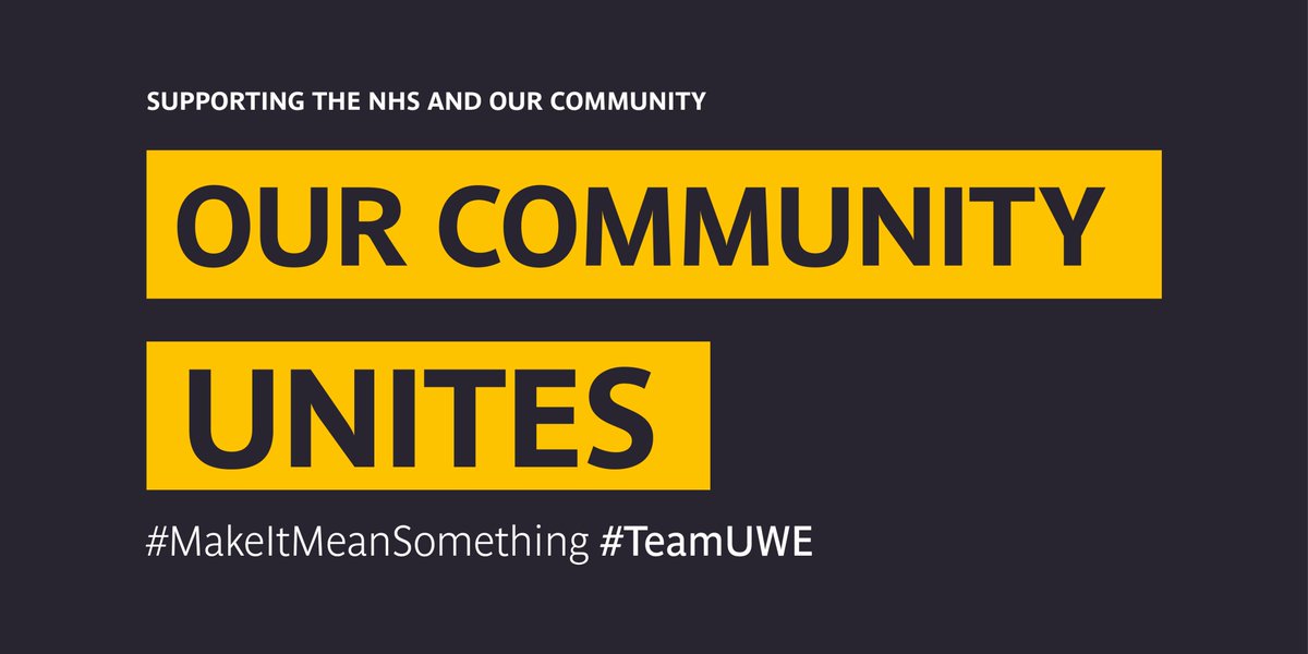 We are delighted to announce that UWE Bristol will be supporting the NHS by converting the ECC into a temporary hospital to treat COVID-19 patients.👏 🏥👏

Accommodation will also be made available for NHS staff on campus. Read more: fal.cn/37oBl

#NightingaleHospital