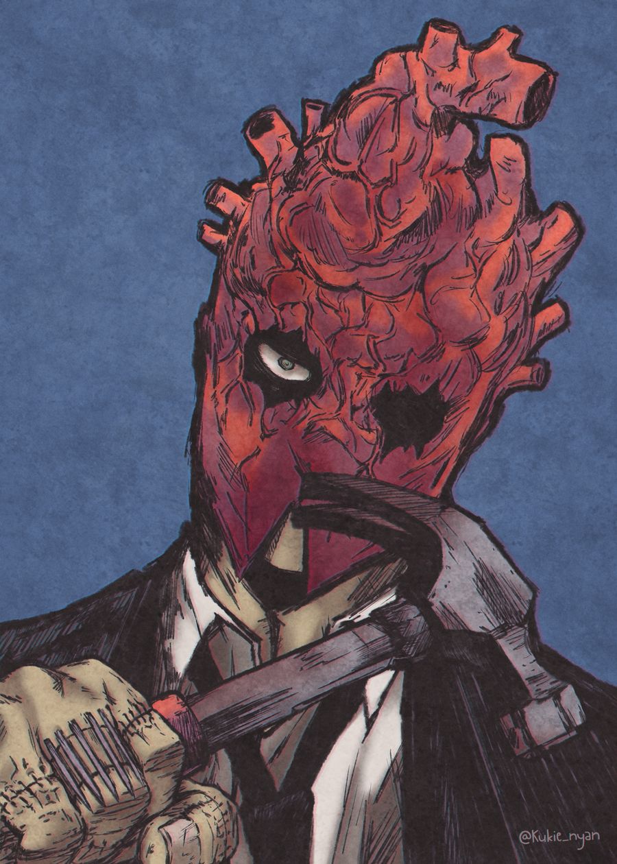 Shin from the violent but wacky, high-octane, visceral manga of #dorohedoro! 
...