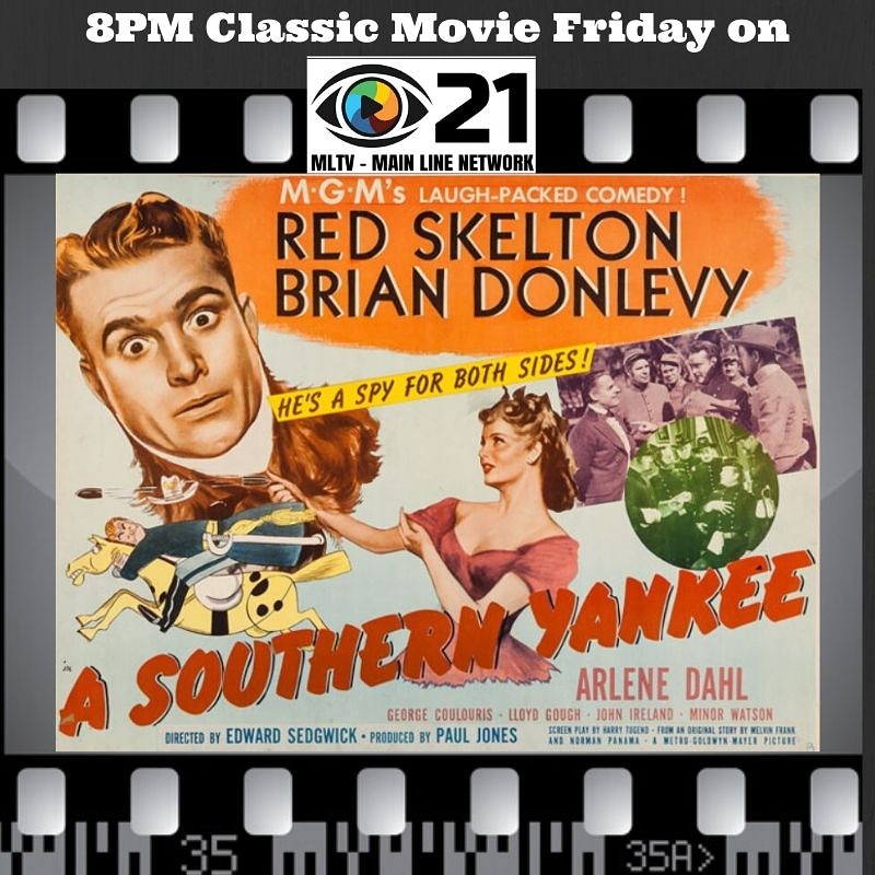 On Ch 21, 2pm & 8pm
#tcm #turnerclassicmovies #radnor #lowermerion #narberth #hollywoodclassics #classichollywood
#comedyclassics #hollywoodcomedy 
#redskelton