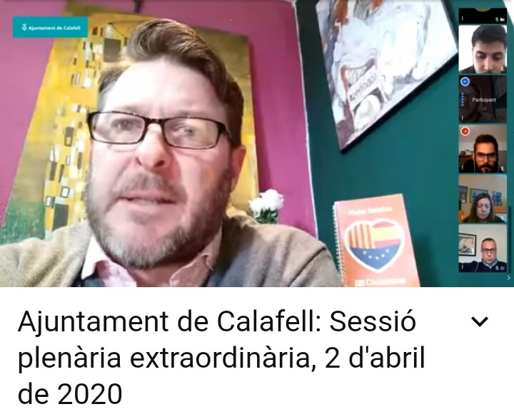 👨👩 Te dejamos el enlace del
🏛️ #PlenoExtraordinario #Calafell
Celebrado, ayer jueves, vía Skype 
📽️ 👉 youtu.be/Q93rGaovB4Y