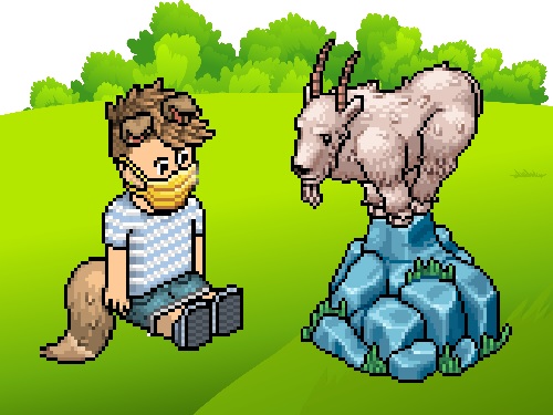 GIVEAWAY TIMEWant to win yourself a Rare Mountain Goat?FollowRe-tweetEnds on day of release http://Habbo.com  only  #Habbo