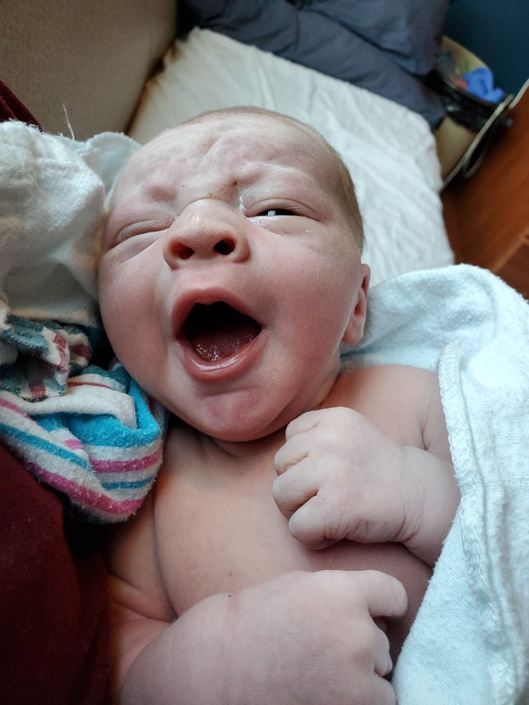 CoachTomblinCOW's tweet photo. In a crazy time I want to shed some positivity. Thank you to all Essential Workers, First Responders, &amp; Medical Personnel! You guys are incredible &amp; so appreciated. Through it all you helped deliver this dude. Congrats Mack &amp; Andrew, welcome Lincoln Hackworth! Uncle mas loves you https://t.co/3p35RjpVKN