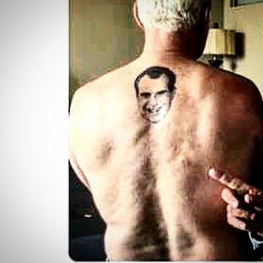  @IvankaTrumpNixon's tramp stamp testifies tricks turned for Dick?Nixon lover R"ChubbyJr"Stone's1st dirty trick was against Nixon:"I remember going through the cafeteria line & telling every kid that Nixon was in favor of school on Saturdays...it was my first political trick"