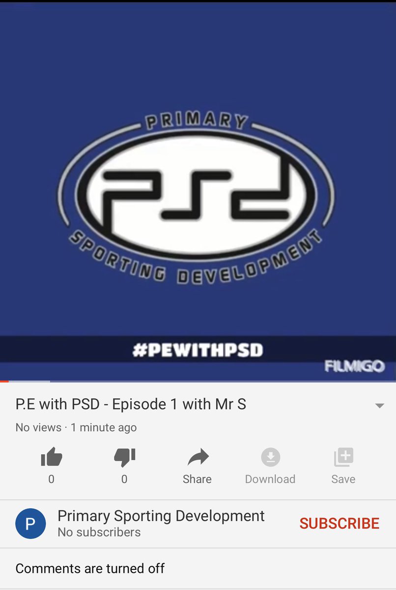 thepsdgroupuk's tweet photo. We now have a #Youtube channel...💥

Simply type in Primary Sporting Development onto YouTube and watch our very first interactive bite size PE lesson! ⚽️

Please don’t forget to like, subscribe and leave a comment!! #PEWithPSD https://t.co/yRXWHX9Lg8