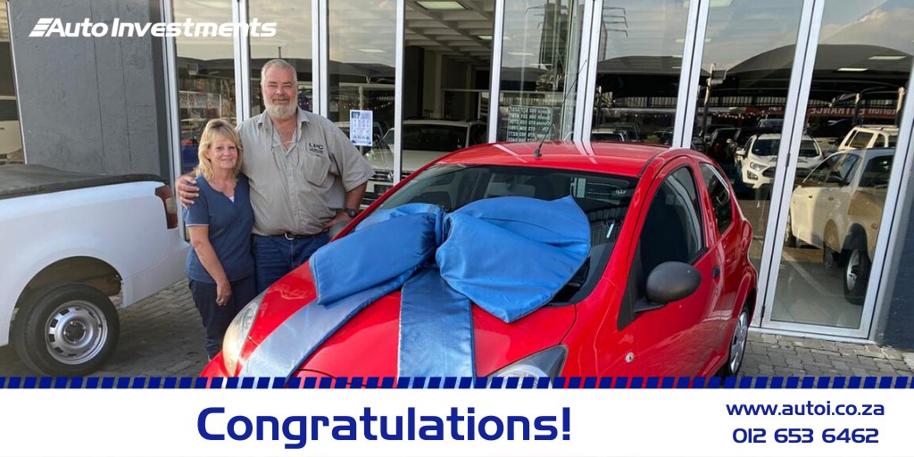 InvestmentsAuto's tweet photo. WOW! 𝐂𝐨𝐧𝐠𝐫𝐚𝐭𝐮𝐥𝐚𝐭𝐢𝐨𝐧𝐬 Henning Buitendag with your brand new Toyota Aygo.
We wish you many safe miles and hope that you enjoy every moment of your new car.

Delivery done before lockdown.
#autoinvestmentscenturion #newcar #moments #mynewcar
📲 https://t.co/pi3VUclel4 https://t.co/8eGlcqLpTG