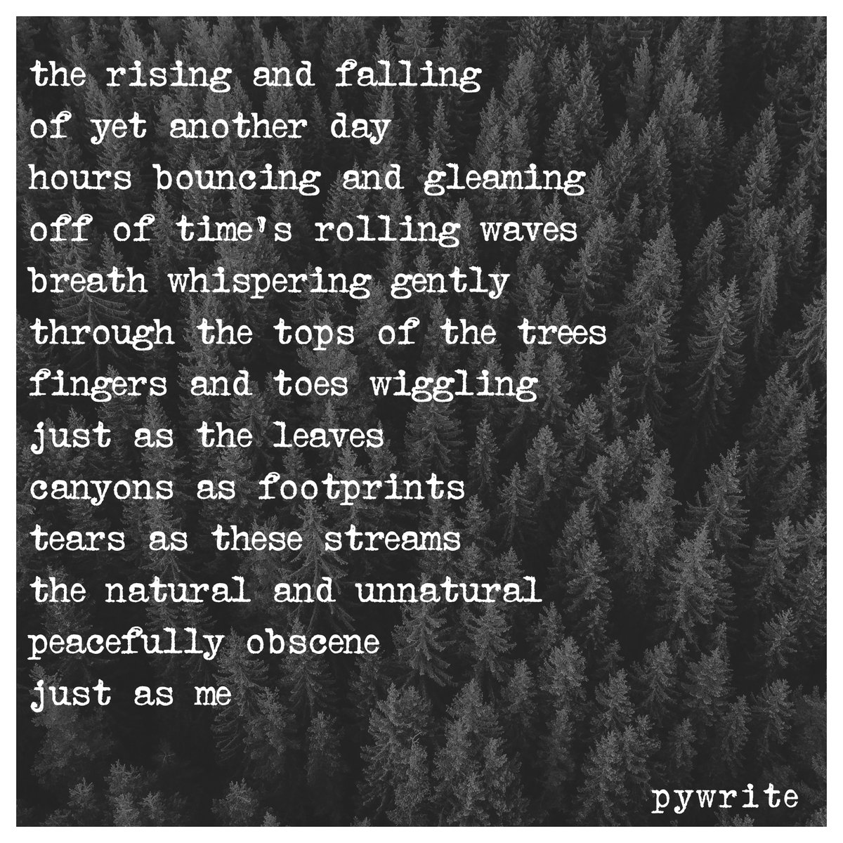 "natural"
#poetry