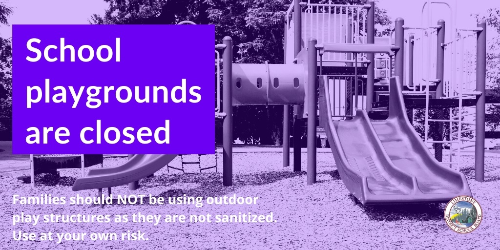 LimestoneDSB's tweet image. All LDSB properties including school yards are CLOSED. Families should NOT be taking children to our school yards to play on play structures or use basketball nets. or fields etc. Please abide by public health directives. Signage going up on sites within next few days.