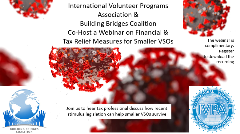 BBCoalition's tweet photo. Mark your calendar for April 7 to learn about how the stimulus package can help your VSO weather the Covid-19 crisis. Tax experts will outline what to consider and answer all your questions! Register at https://t.co/3obAls1bKY https://t.co/bnfO9AS76T