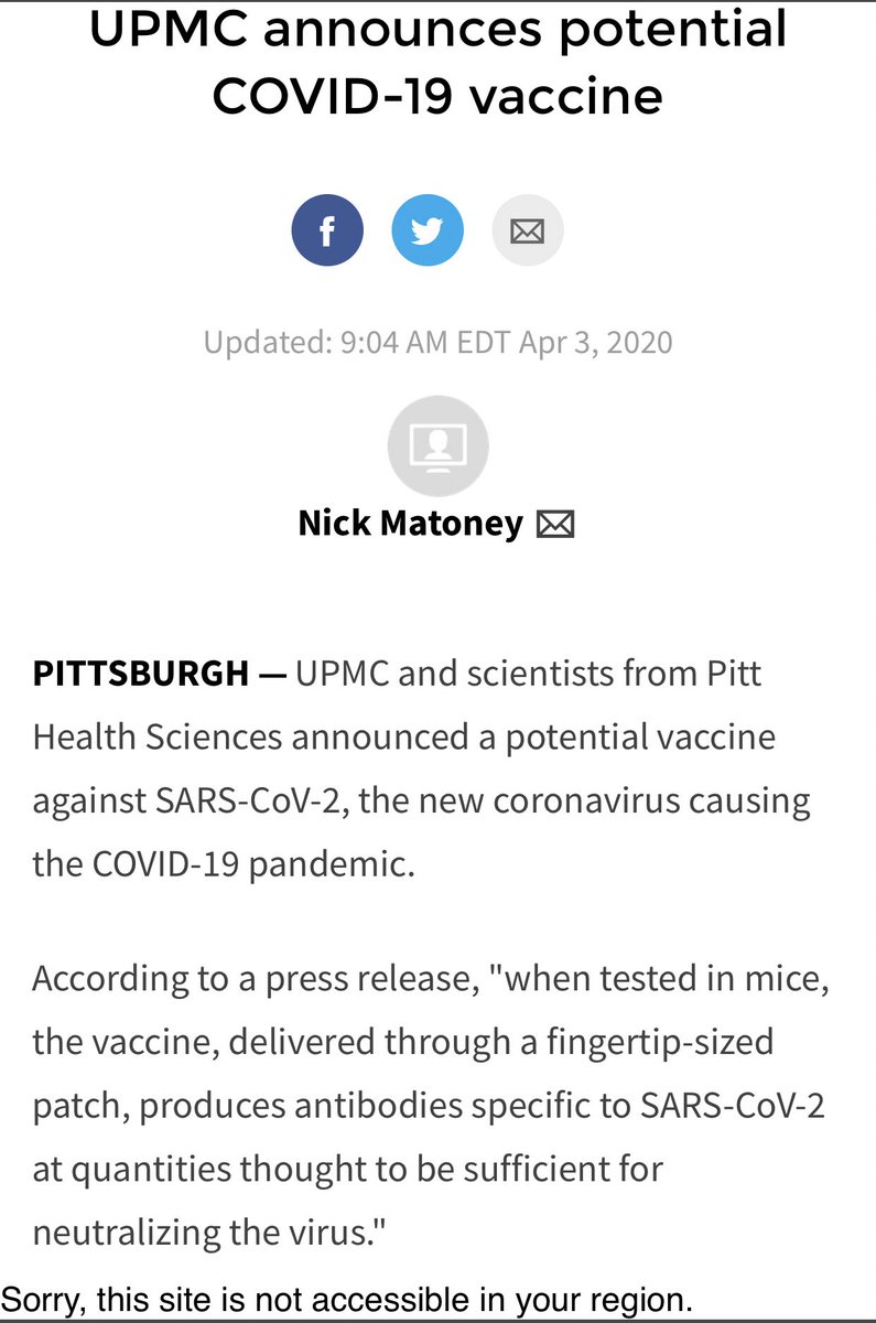 The  #University of  #Pittsburgh  #School of  #Medicine is unveiling a possible  #candidate  #vaccine for the  #Coronavirus  #pandemic that has spread across the world.  #covid19  #CandidateVaccine  #coronavirusmakers