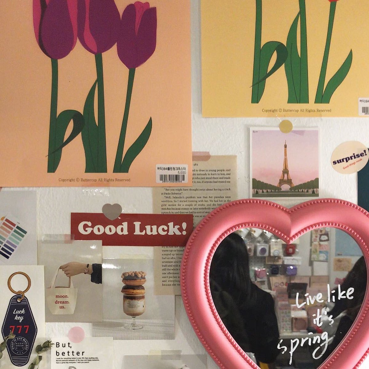 yoonhee_study_'s tweet image. 🔖

弘大入口駅からも歩いて行けるヨンナムドンにある그날,봄という雑貨屋さんです

昨年の秋頃できたばかりのお店です🌷

ステッカー類から生活雑貨、アクセサリーまで幅広く取り扱っていて、何よりお店の雰囲気が可愛い🥺💕

弘大方面に行く時には必ず立ち寄りたいお店です💭

#睦の韓国生活