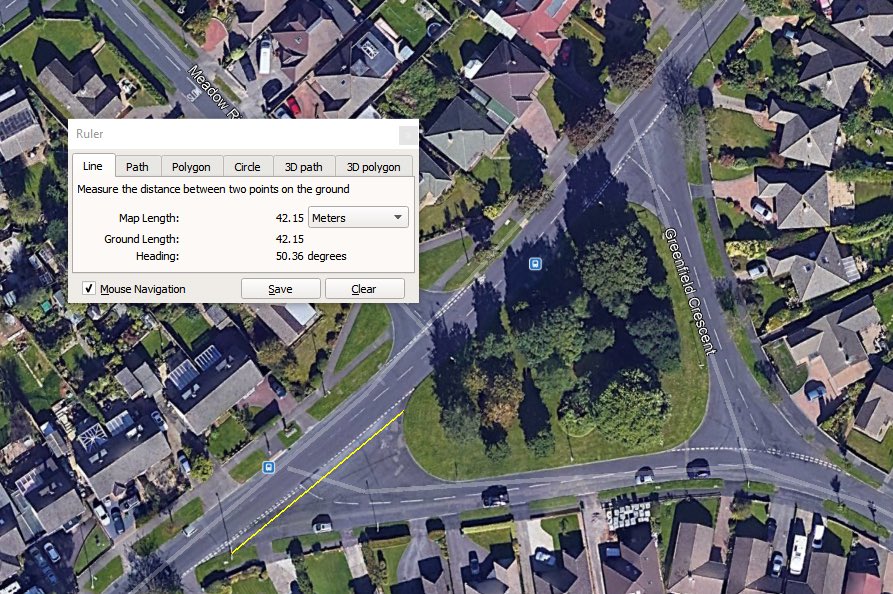 Why are there billy big bollocks junction flares like this.  @TallestTim helpfully flagged up this site & measured them at 42m and 23m! A vast lake of unremitting tarmac spaffed with paint so all the little vehicles are safe & can speed round corners like shit through a tin horn.