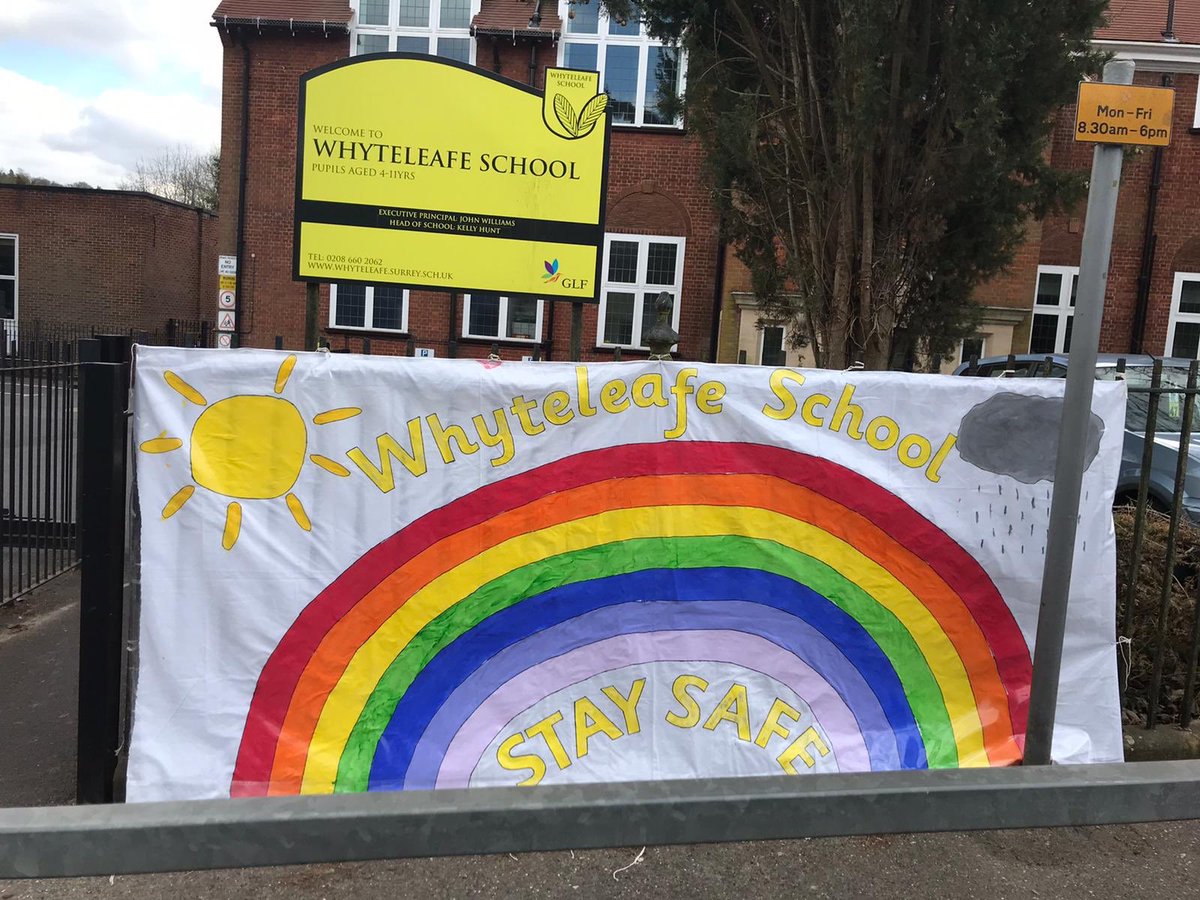 #StaySafeStayHome from Whyteleafe School.