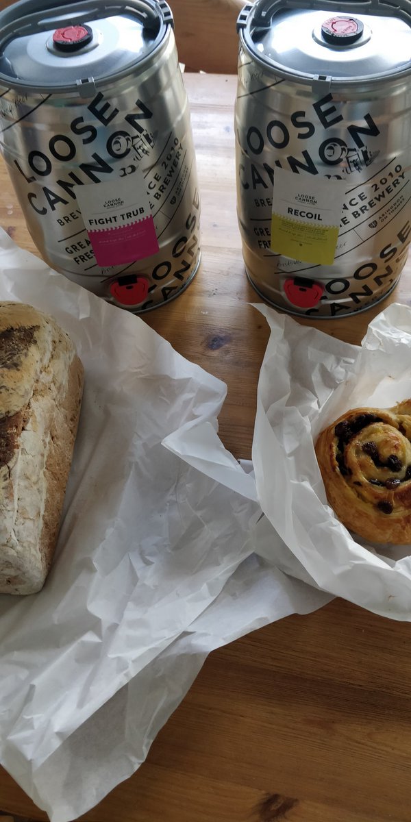 <a href="/LooseCannonBeer/">Loose Cannon Brewery</a>  also deliver bread and croissants. I'm ready for the weekend :-)