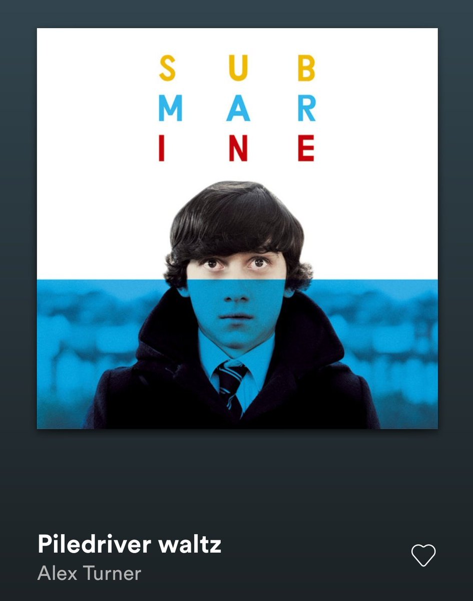 day 7: a song you like from a film soundtrack. I guess I had many options, but I instantly thought of this song from the submarine soundtrack. the sweetest and saddest song