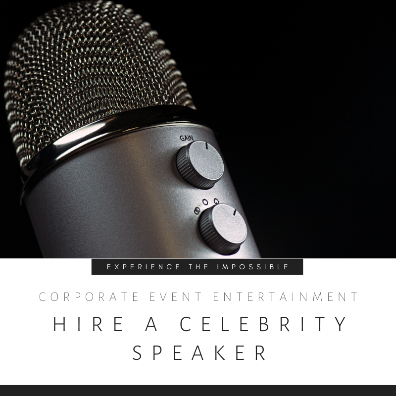 What can a Celebrity Speaker bring to your event?
Read our exclusive article > > ow.ly/aCQl50z4rTX
#celebrityexperiences #guestspeaker #celebrityspeaker #celebrity #keynotespeaker #corporateevent #corporateentertainment #corporateevententertainment