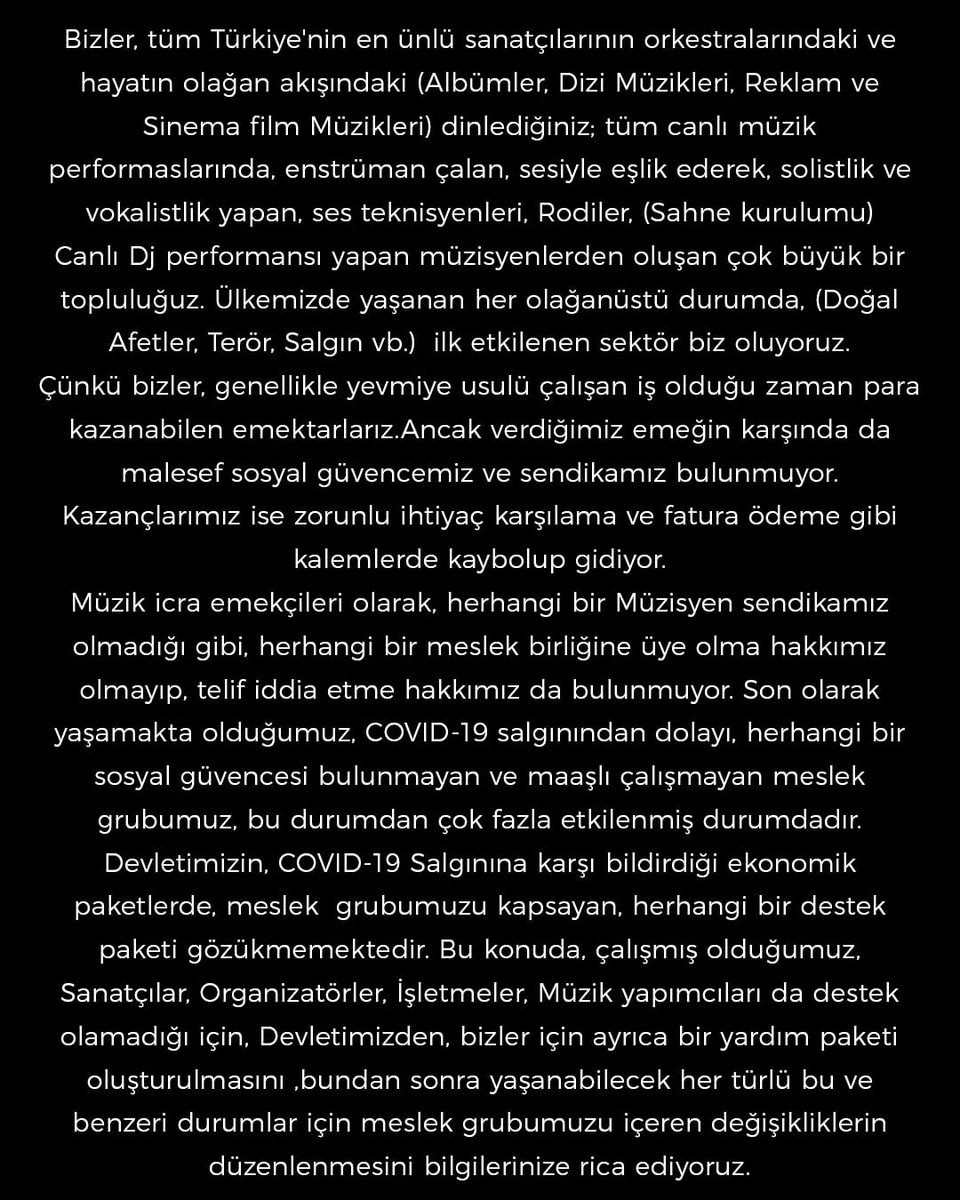 #müziksustuğunda bizi hep sahnede duydunuz sesimize şimdi de kulak verin #biziduyun