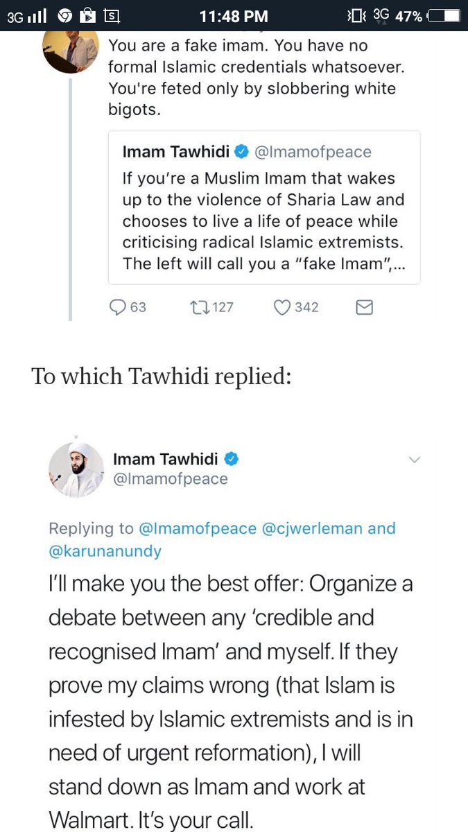 manarianz5's tweet photo. Sembang kemaih #fakeimam ini, beria ajak orang debate last2 block 💩 https://t.co/YBIlB2EJSu