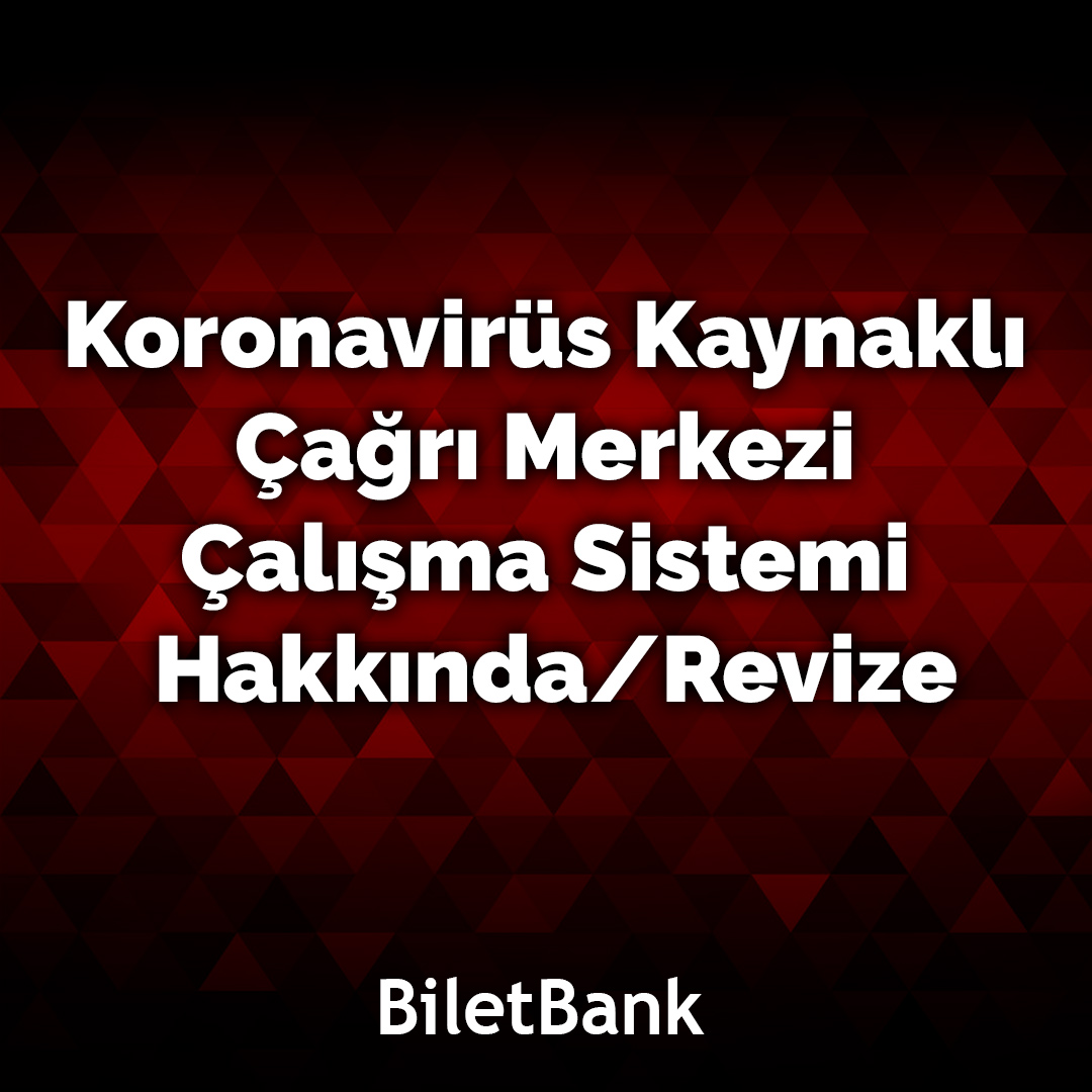 Değerli Acentelerimiz,
Küresel salgın halini alan bildiğiniz üzere ve özellikle bulunduğumuz sektöre etkisi çok olan COVID-19’ dan dolayı duyurumuz 
yeni.biletbank.com/Announcement/A…