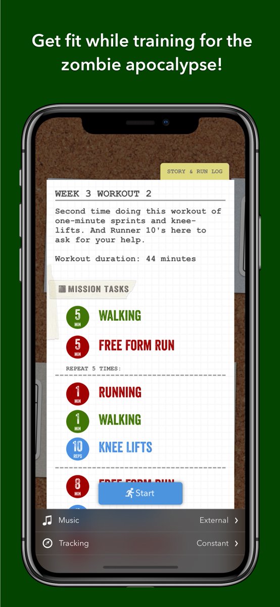 Just starting out? We've got you. Our Zombies, Run! 5K Training app will get you from the couch to a 5K run in just eight weeks – and it comes with an epic training story. 11/16