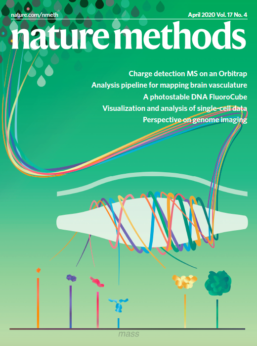 Nature Methods on Twitter: "Our April is live, featuring cover artwork representing the 'individual ion mass spectrometry' method developed the @NLKProteomics Check it out here: https://t.co/dLu5zoqxZC / Twitter