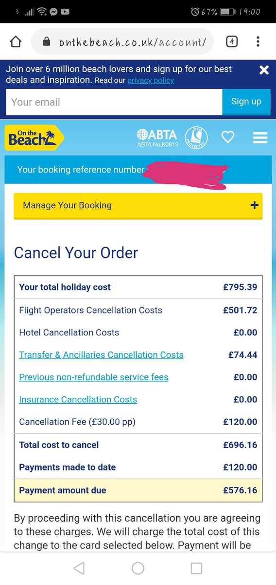mishelthemighty's tweet photo. Cheers for the help in this awful situation letting me cancel my holiday for nearly the same amount the actual holiday costs @OntheBeachUK #nothappycustomer #nothelpful https://t.co/NNYDY3FoHa