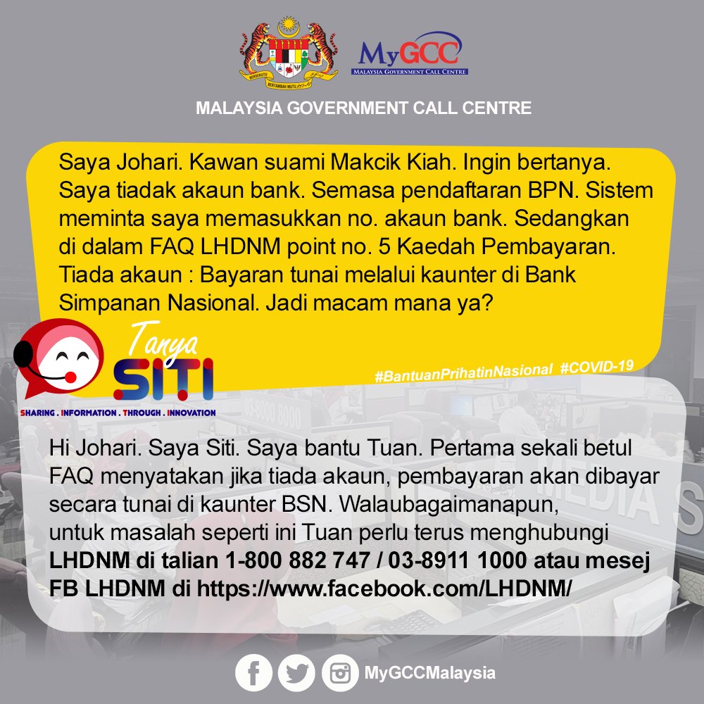 Mygcc On Twitter Top Soalan Berkaitan Dengan Bantuan Prihatin Nasional Cara Untuk Memohon Bpn Jika Tiada Nombor Akaun Bank Sumber Facebook Lhdnm Mygcc Mampu Jpm Https T Co Uaez2k2lsh