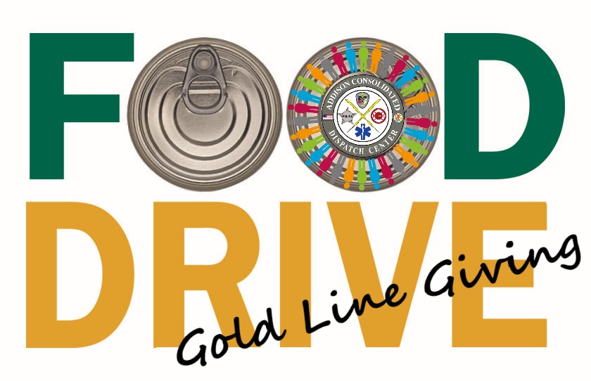 ACDCdispatch's tweet photo. SHOUT OUT to ALL 9-1-1 DISPATCH CENTERS ACROSS THE NATION! Take the ACDC 💛GOLD LINE GIVING💛 challenge & during TC week gather food items from TCs for your center to donate to a local food pantry. #ACDCpride #GoldLineGiving #IAM911 #HumanizingtheHeadset #WithintheTrenches https://t.co/QmOb4j6UaB