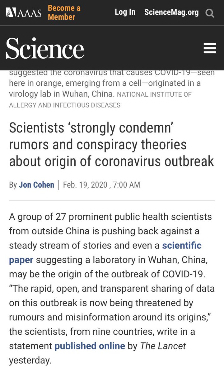 “Strongly condemn” says  @ScienceMagazine