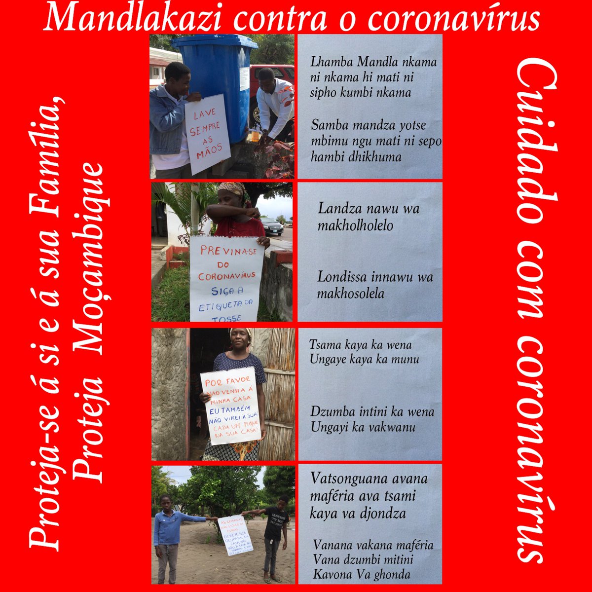 MARHELELANGA's tweet photo. Juntos contra o coronavírus https://t.co/9ZvIidQJIj